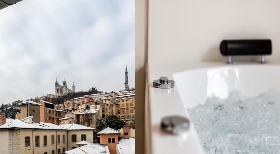 Sky'Room - Jacuzzi & Vue - Vieux Lyon Extérieur photo
